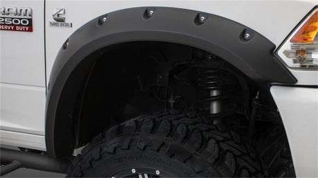 Bushwacker 10-18 Dodge Ram 2500 Max Pocket Style Flares 4pc 76.3/98.3in Bed - Black 50921-02