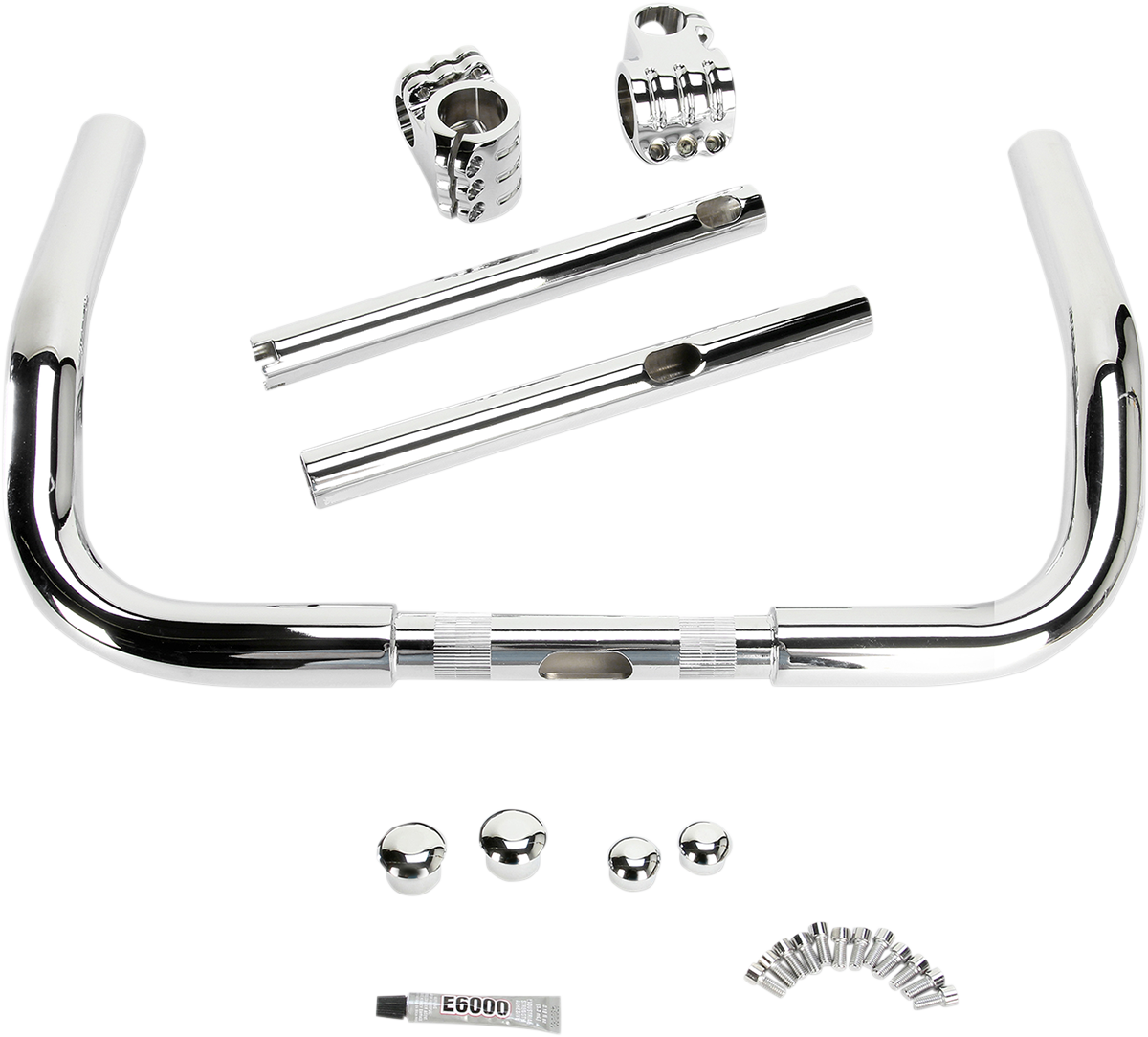 KLOCK WERKS Handlebar - Klip Hanger - 10" - Chrome KWH-01-8015-C