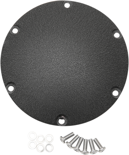 DRAG SPECIALTIES Derby Cover - Wrinkle Black 301498