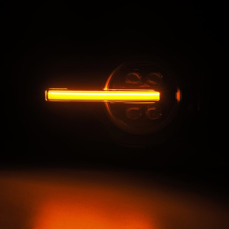 AlphaRex 21-23 Ford Bronco NOVA LED Proj Headlights Alpha-Black w/Activ Light/Seq Signal/DRL 880259