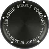 THRASHIN SUPPLY CO. Billet Derby Cover - Black TSC-3014-4