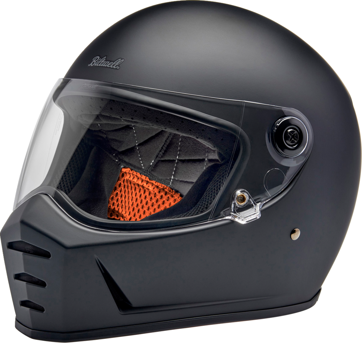 BILTWELL Lane Splitter Helmet - Flat Black - Large 1004-201-504