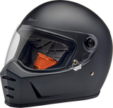 BILTWELL Lane Splitter Helmet - Flat Black - Large 1004-201-504