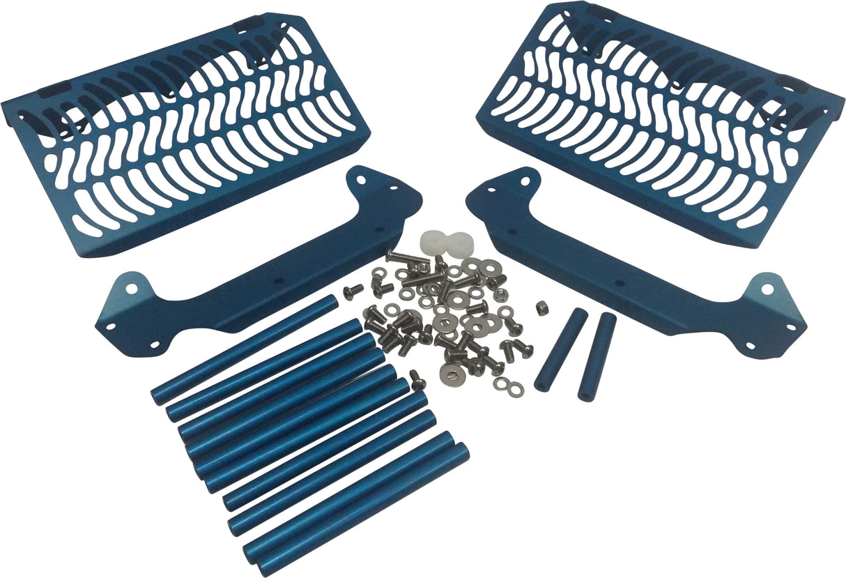 UNABIKER Radiator Guards Blue Anod Wr450f YWR45007-B