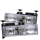 Spyder Chevy C/K Series 1500/2500 88-99/Chevy Tahoe 95-99Crystal Glass Headlights Chrm HD-YD-CCK88-C 5012388