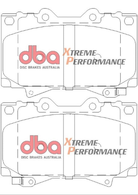 DBA 00-07 Toyota Land Cruiser XP650 Front Brake Pads DB1365XP