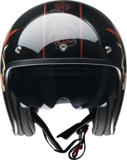 Z1R Saturn Helmet - Devilish - Gloss Black/Red - XS 0104-2876