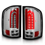 ANZO 2007-2013 Chevrolet Silverado 1500 LED Taillights Chrome 321341