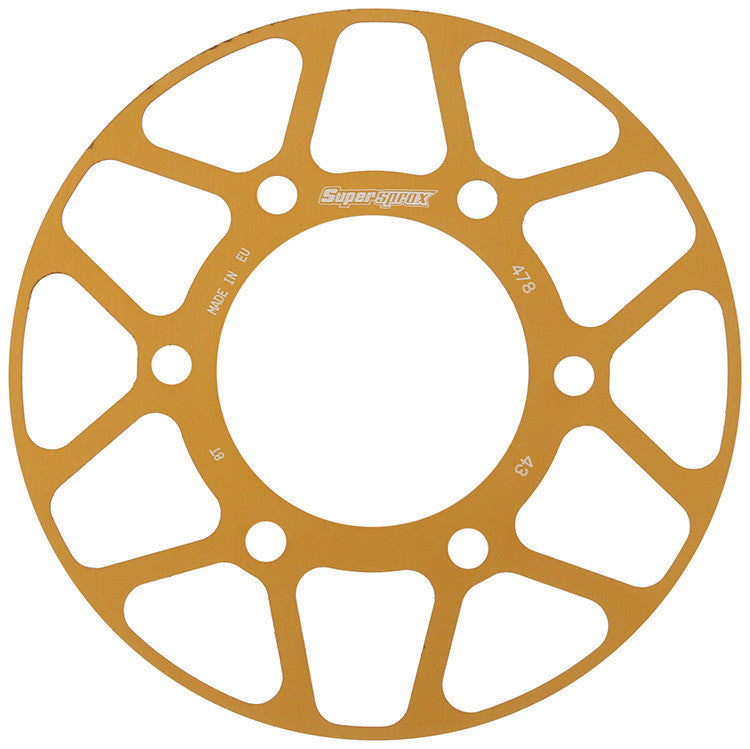 SUPERSPROX Rear Edge Sprkt Color Disk Alu 43t-520 Gld Kaw/Pol RACD-478-43-GLD