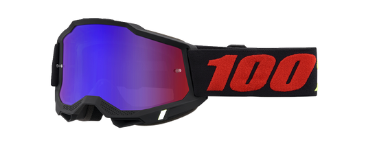 100% Accuri 2 Goggles - Morphuis - Red/Blue Mirror 50014-00022