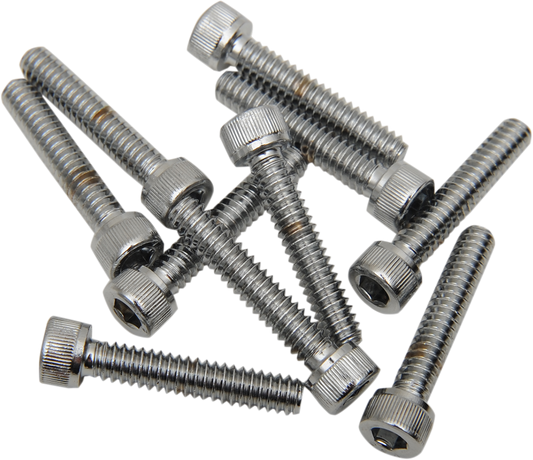 DRAG SPECIALTIES Bolts - Socket-Head - Knurled - 10-24 x 3/4" MPB194