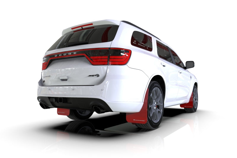 Rally Armor 2016-21 Dodge Durango SRT / RT Red UR Mud Flap White Logo MF55-UR-RD/WH