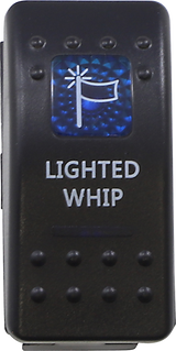 MOOSE UTILITY Rocker Switch - Lighted Whip MOOSE WHP-PWR