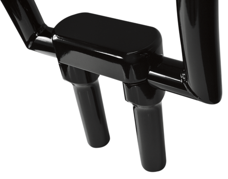 LA CHOPPERS Risers - Solid Top - 6" - Black LA-7442-06B