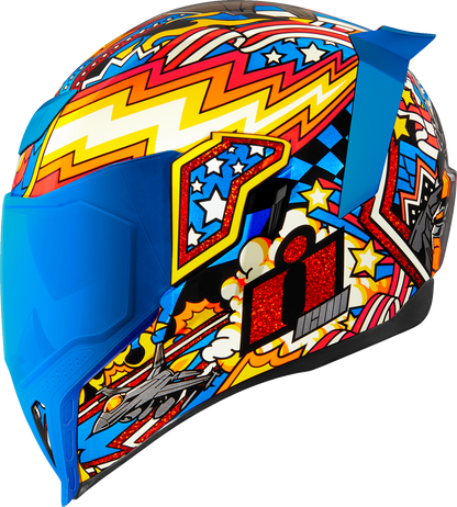 ICON Airflite™ Helmet - Flyboy - Blue - Small 0101-16011