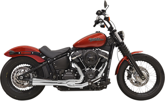 BASSANI XHAUST 2:1 Exhaust - Chrome 1S72R