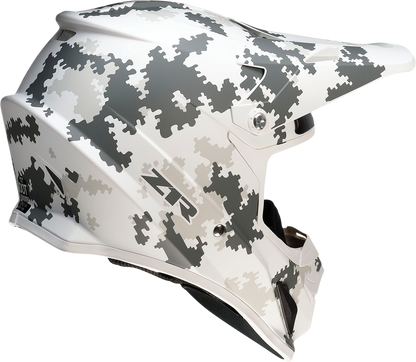 Z1R Rise Helmet - Snow Camo - White/Gray - Small 0120-0713