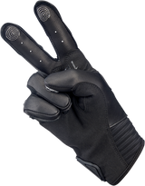 BILTWELL Bridgeport Gloves - Black Out - XS 1509-0101-301