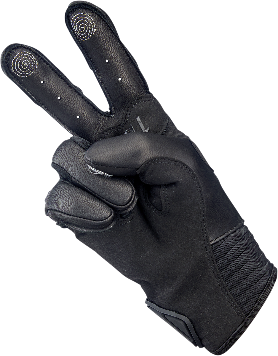 BILTWELL Bridgeport Gloves - Black Out - 2XL 1509-0101-306