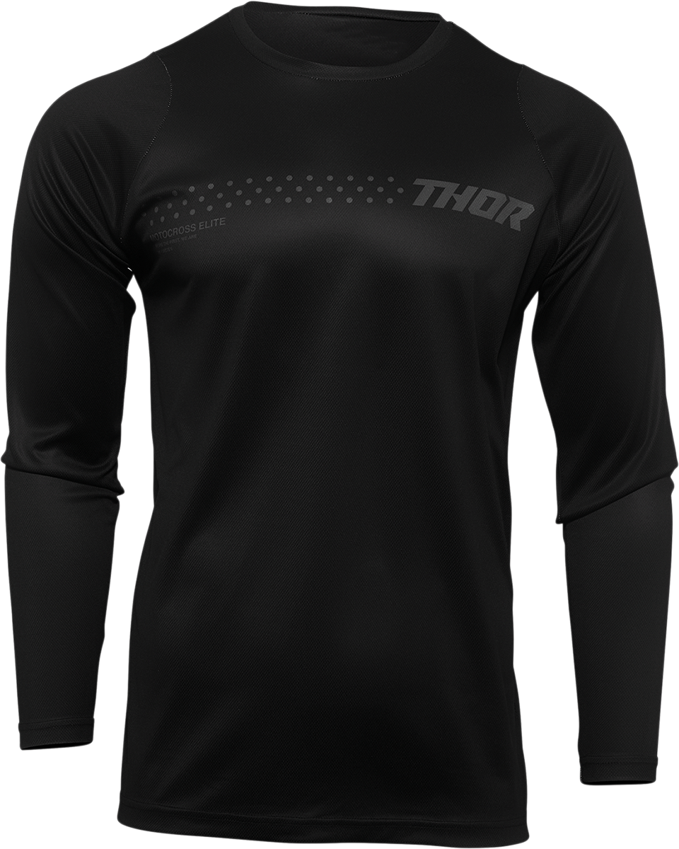 THOR Sector Minimal Jersey - Black - Large 2910-6426