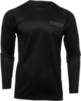 THOR Sector Minimal Jersey - Black - Large 2910-6426