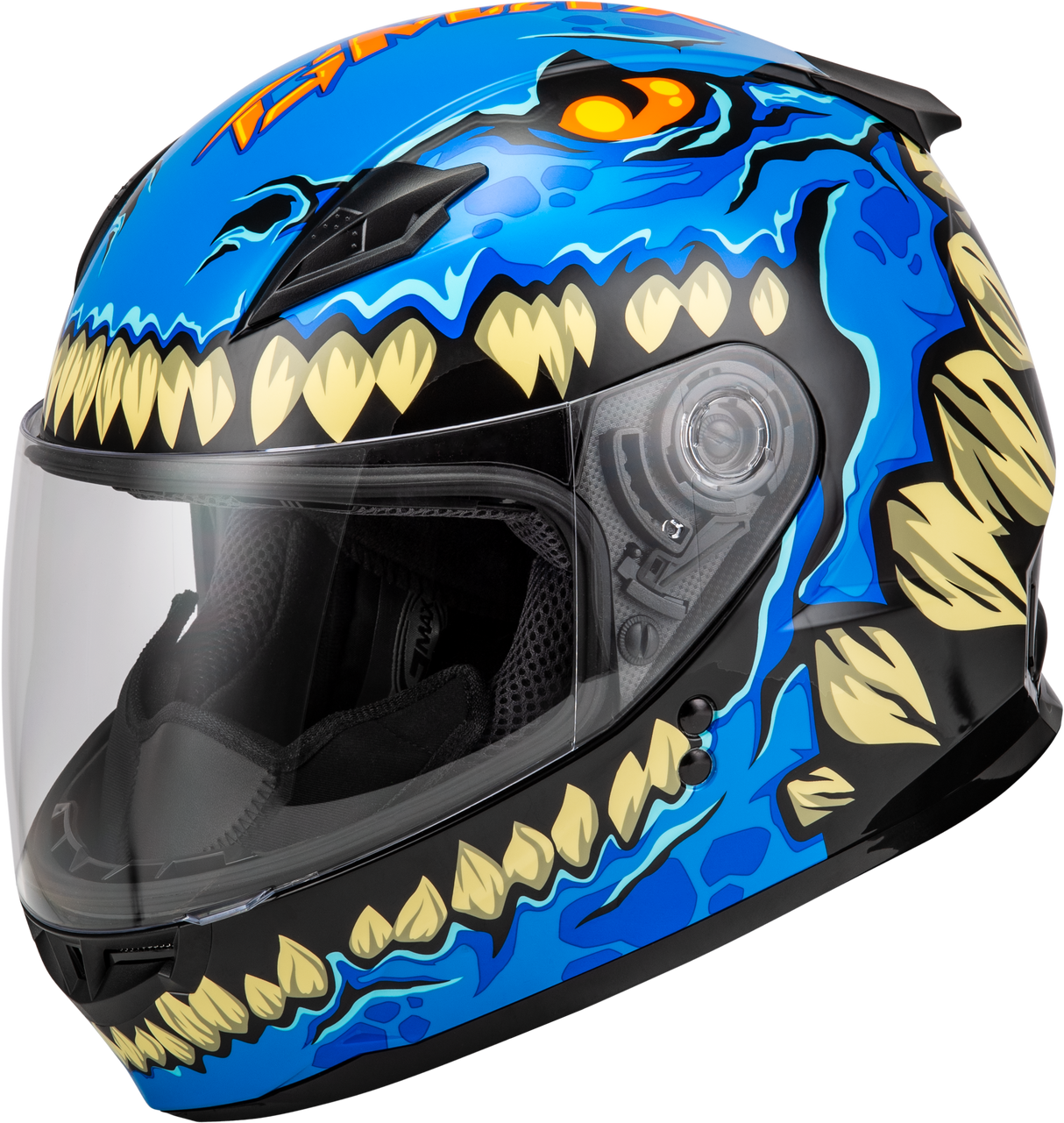 GMAX Gm-49y Drax Helmet Blue Yl F1499042