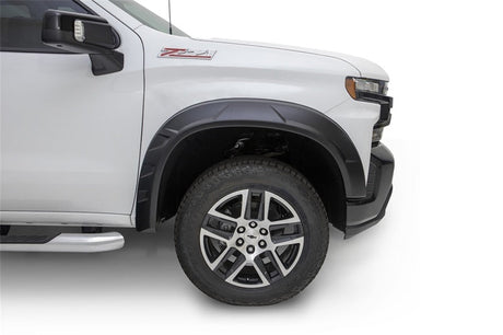 Bushwacker 19-21 Chevrolet Silverado 1500 DRT Style Flares 4pc - Black 40984-02