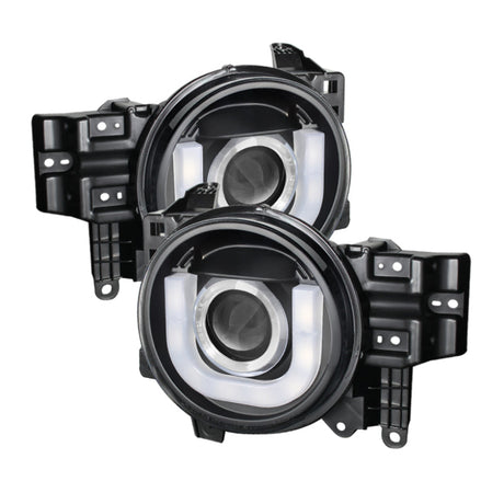 Spyder Toyota FJ Cruiser 07-14 Projector Halogen Model- 3D DRL LED Blk PRO-YD-TFJ07-3DDRL-BK 5075314