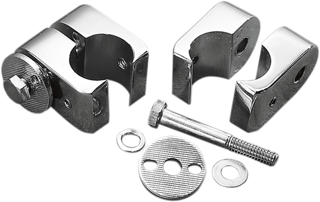 DRAG SPECIALTIES Abrazaderas universales para protección del motor - Cromadas - 1" 720218-SC2 