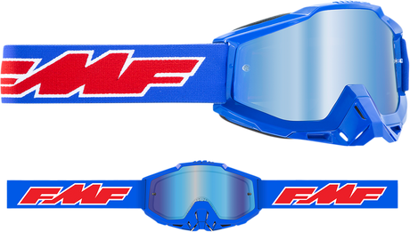 FMF PowerBomb Goggles - Rocket - Blue - Blue Mirror F-50037-00002 2601-2977