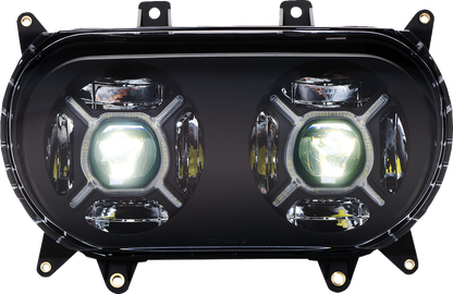 CUSTOM DYNAMICS LED Headlight - Black - Road Glide CD-RG-H-B