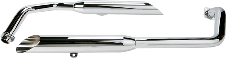 COBRA Classic Slashcut Exhaust - Chrome - Shadow Spirit 1374SC