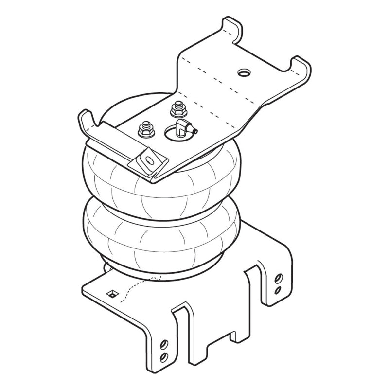 Firestone Ride-Rite Air Helper Spring Kit Rear 04-15 Nissan Titan 2WD/4WD (W217602355) 2355