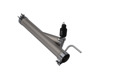 QTP 09-18 Ram 1500 3in 304SS Aggressor Cutout Mid Pipe 520009