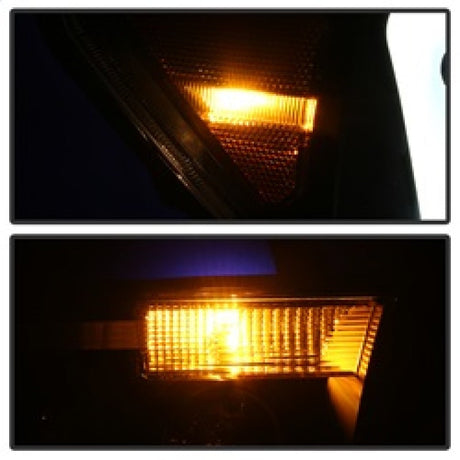Xtune Toyota Tundra 07-13 LED Light Bar Projector Headlights Black PRO-JH-TTU07-LED-BK 9027888