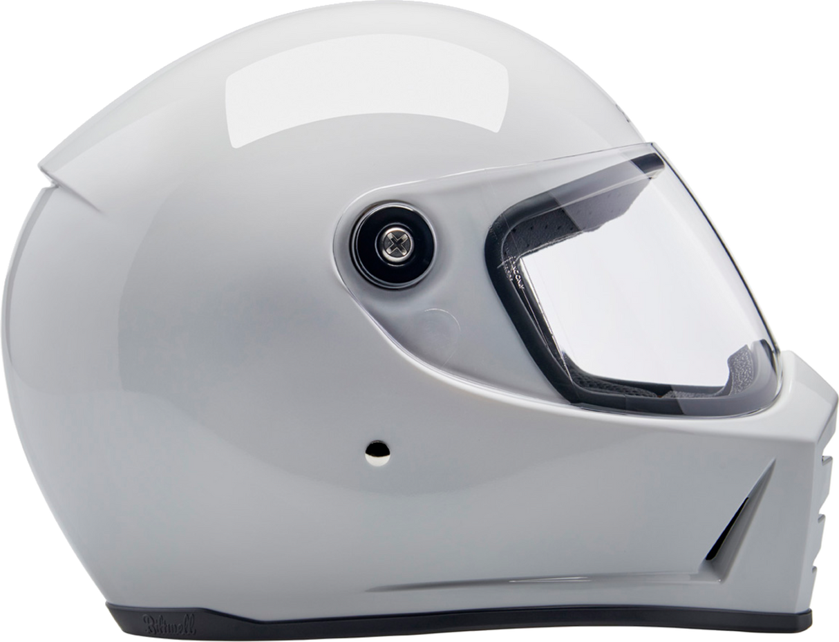 BILTWELL Lane Splitter Helmet - Gloss White - Small 1004-104-502