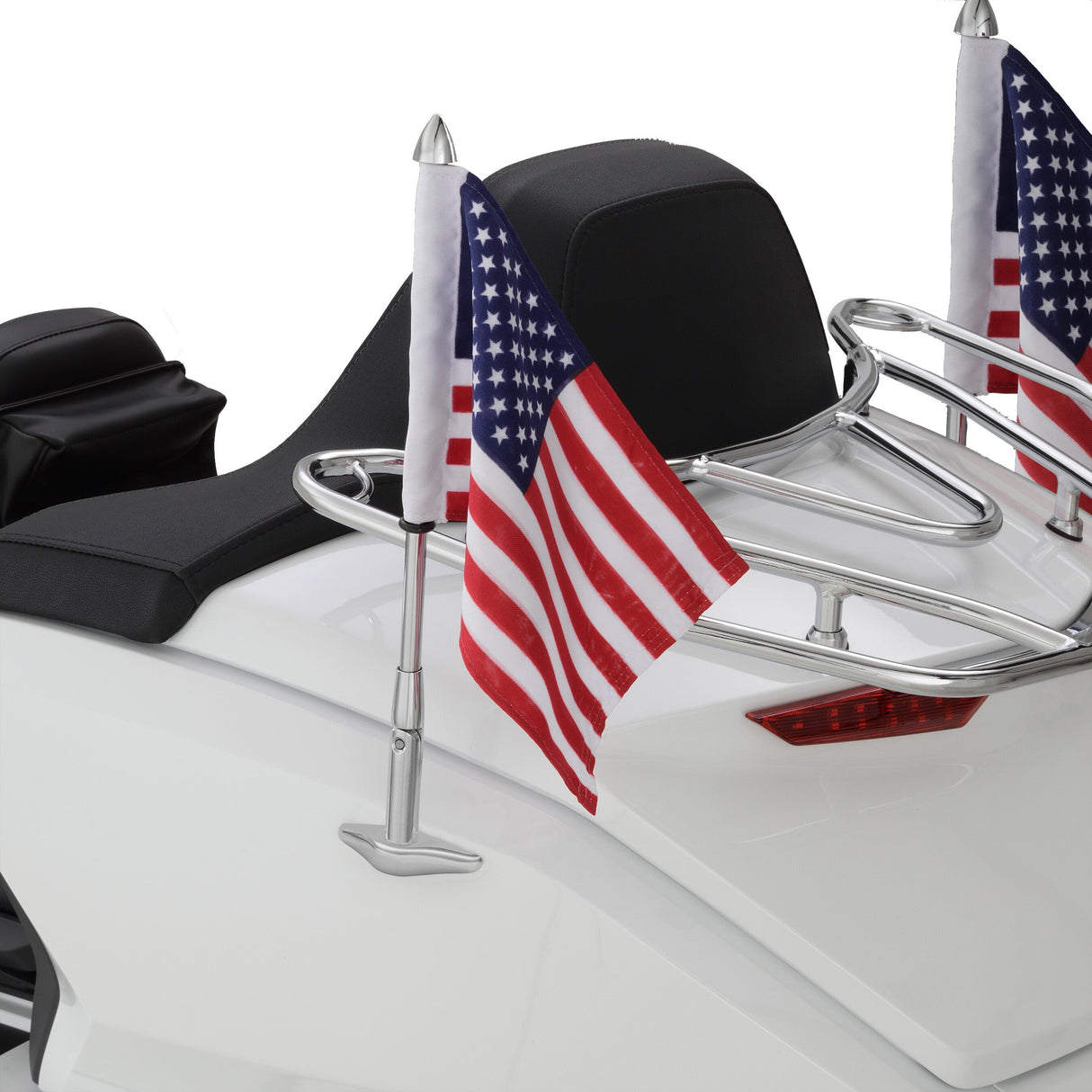 SHOW CHROME (new) Folding Flag Pole Hon 52-965