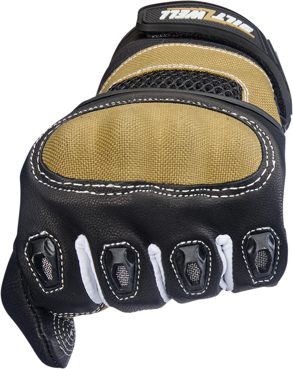 BILTWELL Bridgeport Gloves - Tan - Small 1509-0901-302