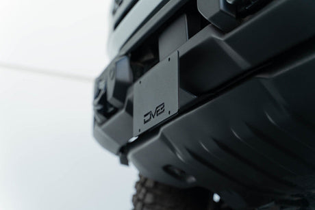 DV8 Offroad 21-23 Ford Bronco Capable Bumper Front License Plate Mount LPBR-04
