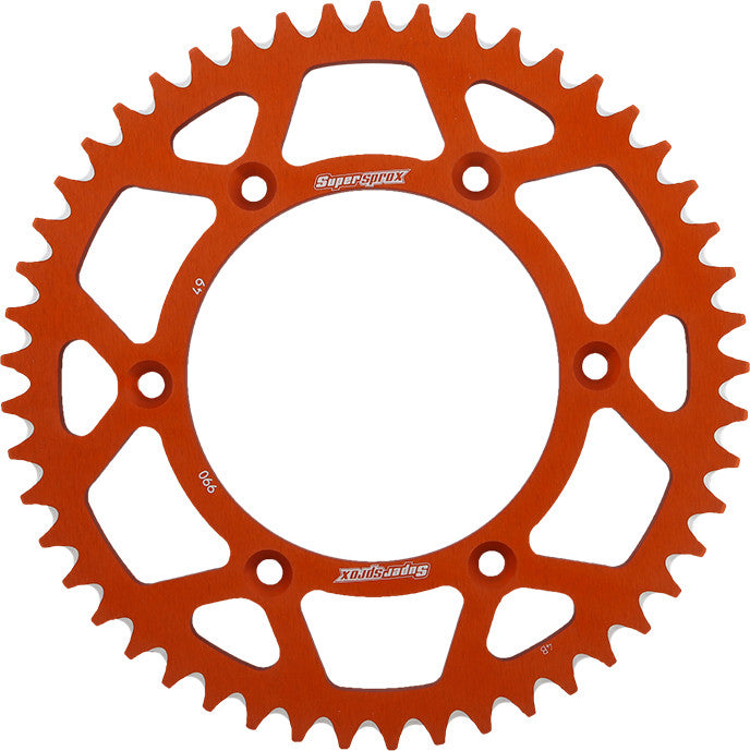 SUPERSPROX Rear Sprocket Aluminum 49t-520 Org Husq/Ktm RAL-990-49-ORG