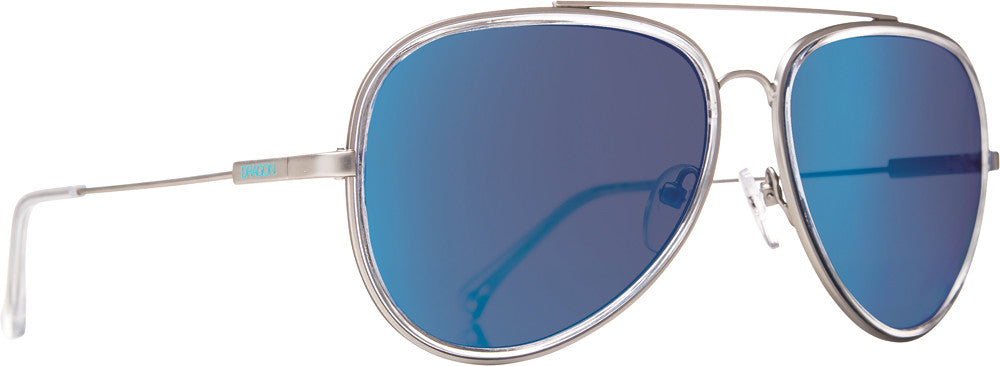 DRAGON Status Matte Silver / Blue Ion 262575715047