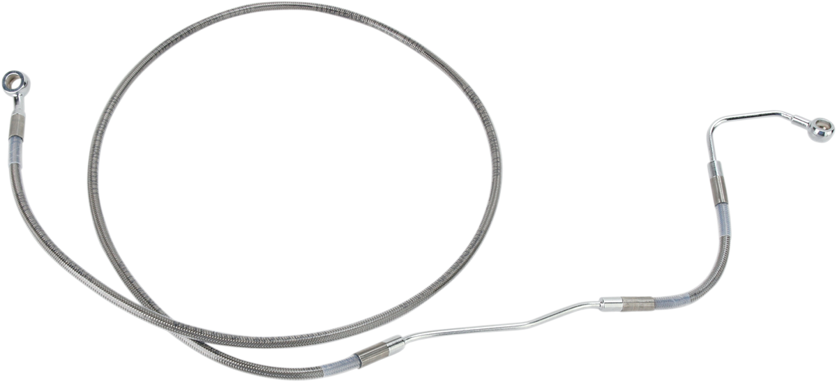 DRAG SPECIALTIES Brake Line - +6" - Stainless Steel - ABS 691182-6