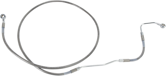 DRAG SPECIALTIES Brake Line - +6" - Stainless Steel - ABS 691182-6