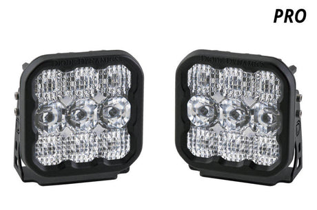 Diode Dynamics SS5 LED Pod Pro - White Spot (Pair) DD6774P
