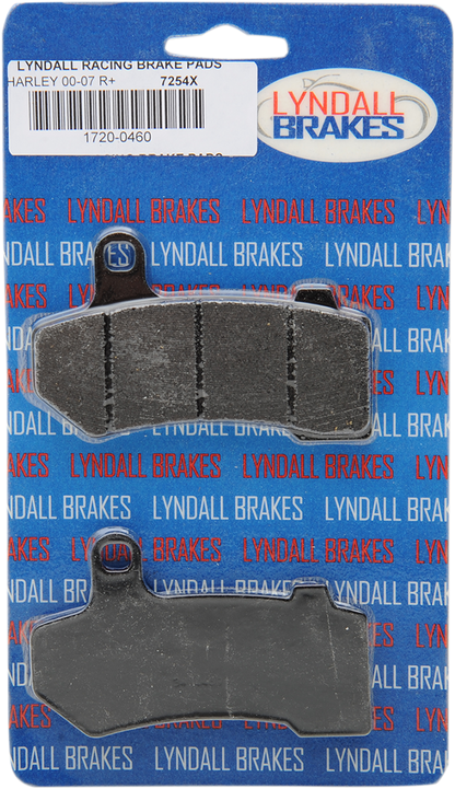 LYNDALL RACING BRAKES LLC X-Treme Brake Pads - Harley-Davidson 7254X