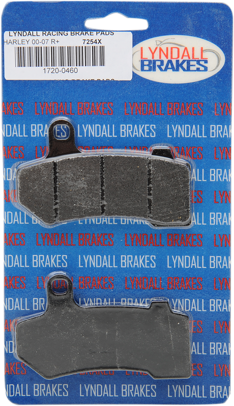 LYNDALL RACING BRAKES LLC X-Treme Brake Pads - Harley-Davidson 7254X