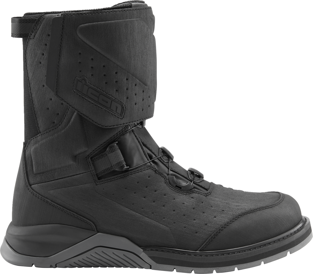 ICON Alcan Waterproof Boots - Black - Size 14 3403-1243