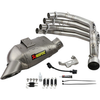 AKRAPOVIC Race Full Exhaust - Titanium  CBR650R 2019-2024   /CB650F 2014-2018   S-H6R11-AFT 1810-2290