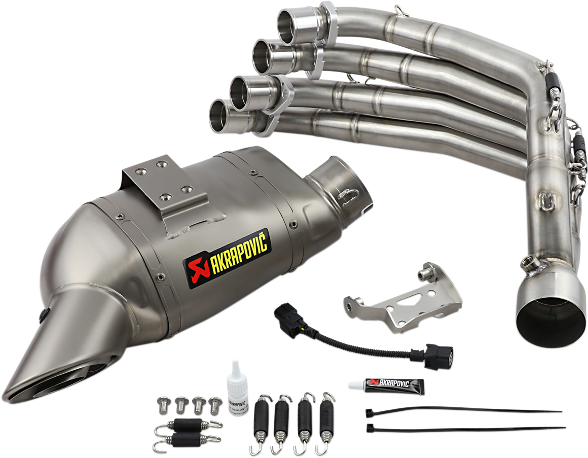 AKRAPOVIC Race Full Exhaust - Titanium  CBR650R  2019-2023   /CB650F 2014-2018   S-H6R11-AFT 1810-2290