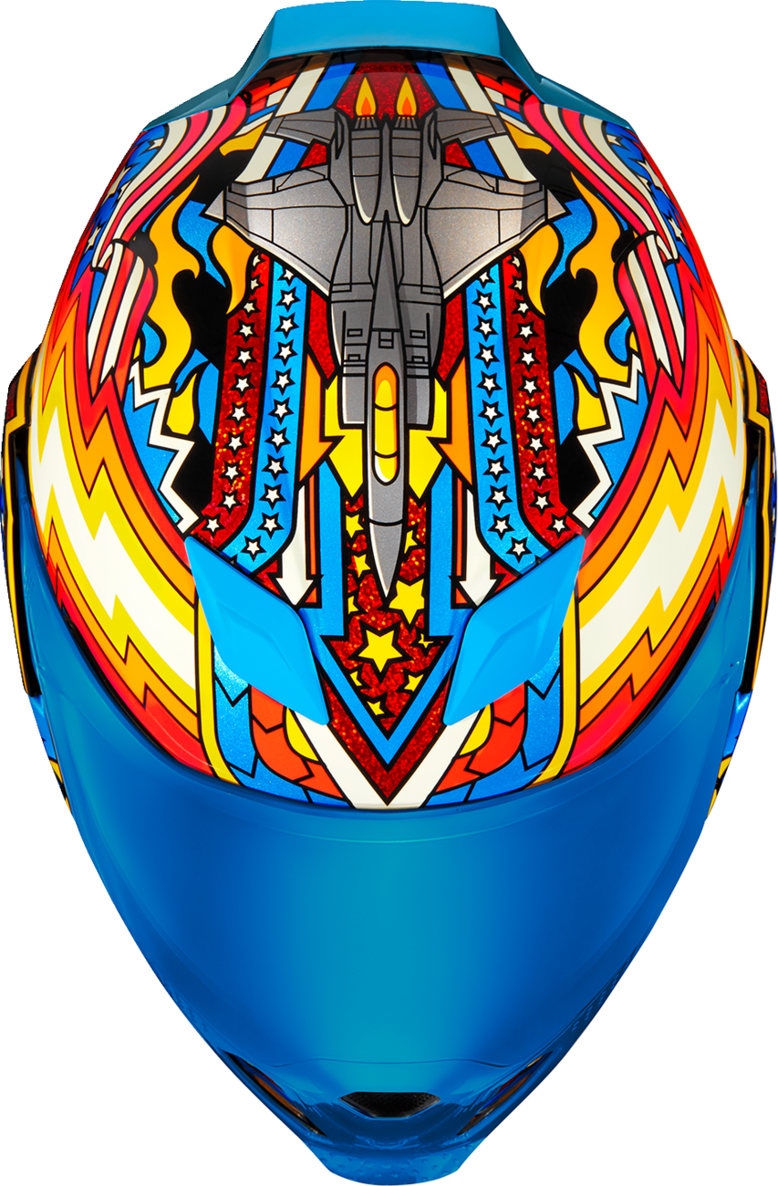 ICON Airflite™ Helmet - Flyboy - Blue - Medium 0101-16012